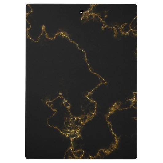 Elegant abstract roze zwart geometrisch klembord (Achterkant)