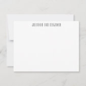 Elegant Abstract Stippen Patroon beige Aangepast Notitiekaartje (Voorkant)