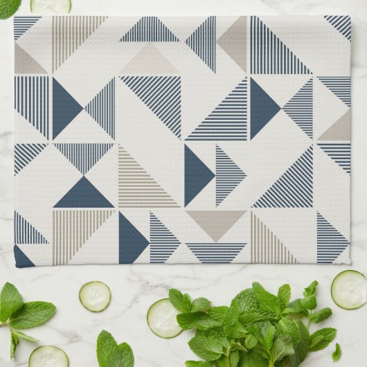 Elegant Abstract Theedoek (Gevouwen)