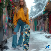 Elegant Abstract ventilatorpatroon in hedendaags b Persoonlijk Skateboard