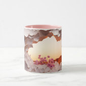 Elegant Abstract Wall Break Design met Blooming F Mok (Midden)