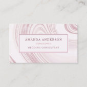 Elegant Abstract Waterverf Marmer | VISITEKAARTJE (Voorkant)