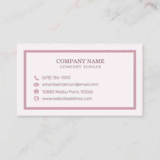 Elegant Abstract Waterverf Marmer | VISITEKAARTJE (Achterkant)