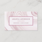 Elegant Abstract Waterverf Marmer | VISITEKAARTJE (Voorkant)