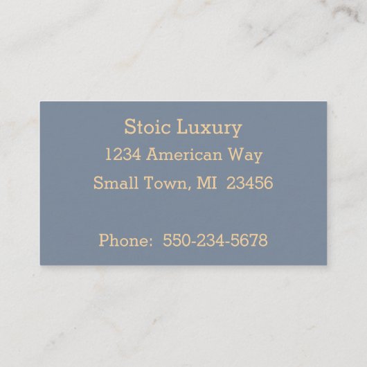 Elegant Abstract Waterverf Visitekaartje (Achterkant)