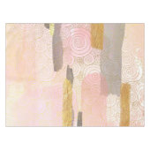 Elegant Abstract Waves-kunstwerk in Japanse stijl Tafelkleed (Voorkant (Horizontaal))