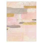 Elegant Abstract Waves-kunstwerk in Japanse stijl Tafelkleed (Voorkant)