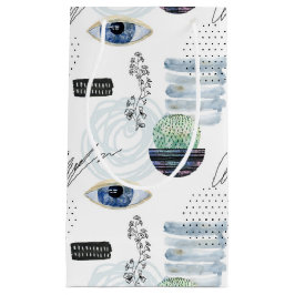 Elegant Abstract Wedding Favor Gift Bag Klein Cadeauzakje