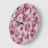 Elegant Abstract zacht vlotterpatroon | Grote Klok (Hoek)