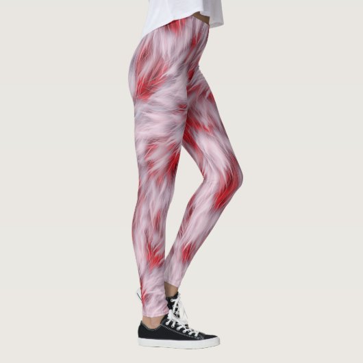 Elegant Abstract zacht vlotterpatroon | Leggings (Rechts)