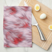 Elegant Abstract zacht vlotterpatroon | Theedoek (Quarter Fold)