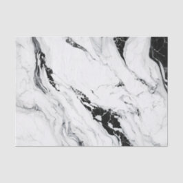 Elegant abstract zwart-wit marmer tissuepapier