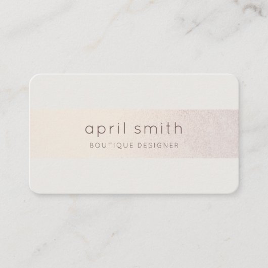 Elegant Abstracte Gold Paarse Waterverf Glitter Visitekaartje (Voorkant)