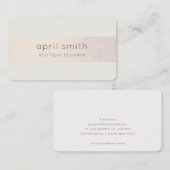 Elegant Abstracte Gold Paarse Waterverf Glitter Visitekaartje (Voorkant / Achterkant)