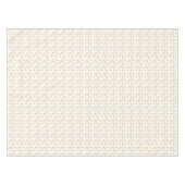 Elegant Abstracte Golden Jade Tree op White Tafelkleed (Voorkant (Horizontaal))