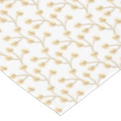 Elegant Abstracte Golden Jade Tree op White Tafelkleed (Gekanteld)