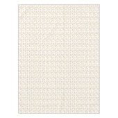 Elegant Abstracte Golden Jade Tree op White Tafelkleed (Voorkant)