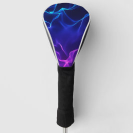 Elegant Abstracte golven - blauw en paars- Golfheadcover