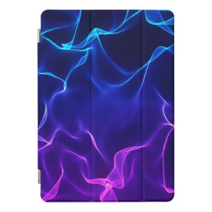 Elegant Abstracte golven - blauw en paars- iPad Pro Cover
