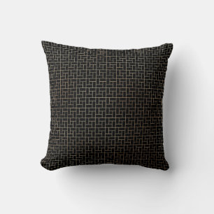Elegant Abstracte gouden mest Kussen