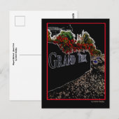 Elegant Abstracte Grand Turk Briefkaart (Voorkant / Achterkant)
