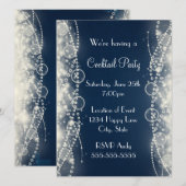 Elegant Abstracte kant en parelstaart Kaart (Voorkant / Achterkant)