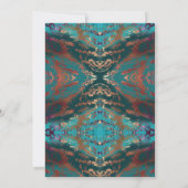 Elegant Abstracte nieuwjaren Kaart (Achterkant)