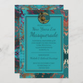 Elegant Abstracte nieuwjaren Kaart (Voorkant / Achterkant)