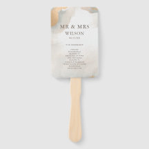 Elegant Abstracte Waterverf Gold Wedding