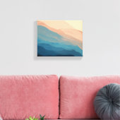 Elegant Abstracte Waterverf Living Room Canvas Afdruk (Insitu (Woonkamer))