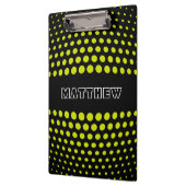 Elegant Acid Green Polka Dots Pattern Klembord (Links)