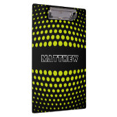 Elegant Acid Green Polka Dots Pattern Klembord (Rechts)