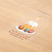 Elegant Acryl Paas Wenskaart Uitnodigingen (Laagn)