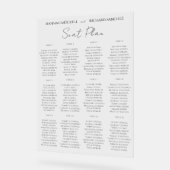 Elegant Acrylic Wedding Seating Chart Acryl Bord (Hoek)