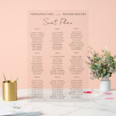 Elegant Acrylic Wedding Seating Chart Acryl Bord (Huwelijk)