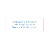 Elegant Address Label Design Zelfinktende Stempel (Design)