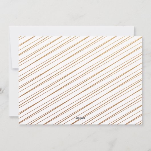 Elegant Adore Him | Kerstfeest met foto's | Goud w Feestdagenkaart (Achterkant)