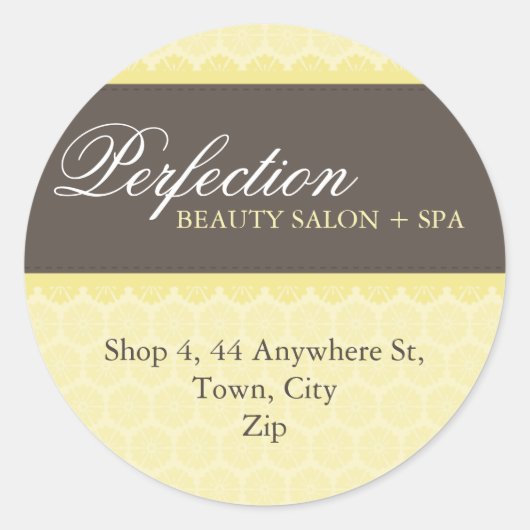 ELEGANT ADRES STICKER SEAL :: perfectie 4A (Voorkant)