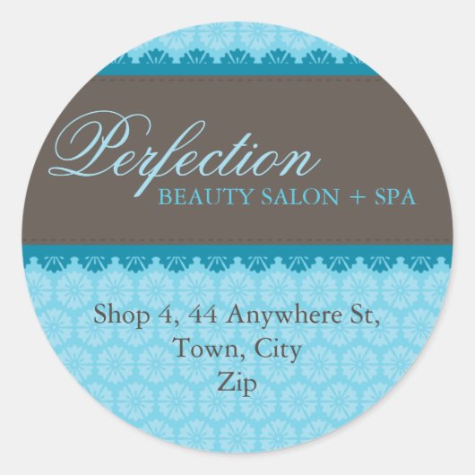 ELEGANT ADRES STICKER SEAL :: perfectie 5A (Voorkant)