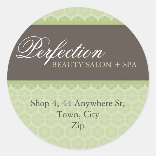 ELEGANT ADRES STICKER SEAL :: perfectie 6A (Voorkant)