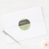 ELEGANT ADRES STICKER SEAL :: perfectie 6A (Envelop)