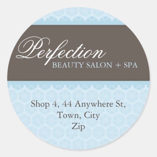 ELEGANT ADRES STICKER SEAL :: perfectie 9A (Voorkant)