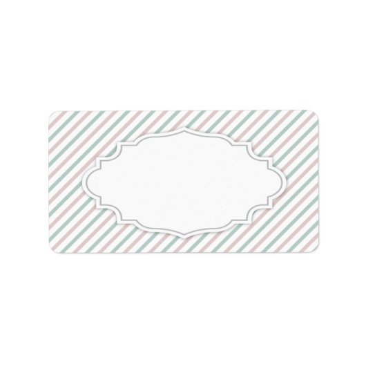 Elegant adreslabel etiket (Voorkant)