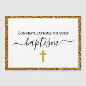 Elegant ADULT BAPTISM Magnetic Card (Voorkant)