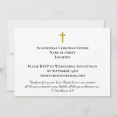 Elegant Adult Baptisme Kaart (Achterkant)