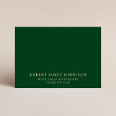 Elegant advies voor Afstudeerder Groen Goud Afstud Informatiekaartje