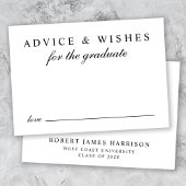 Elegant advies voor het Afstuderen Afstuderen Informatiekaartje
