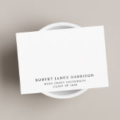 Elegant advies voor het Afstuderen Afstuderen Informatiekaartje