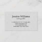 Elegant advocaat-generaal bij de advocatendienst visitekaartje (Achterkant)