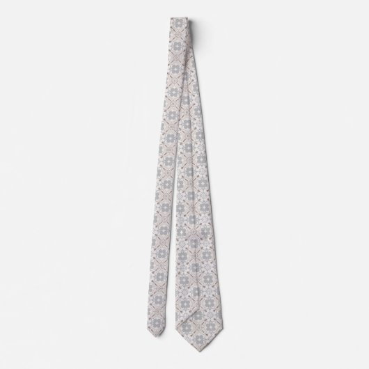 Elegant Aesthetics Spanish Geometric Pattern Tie Stropdas (Achterkant)